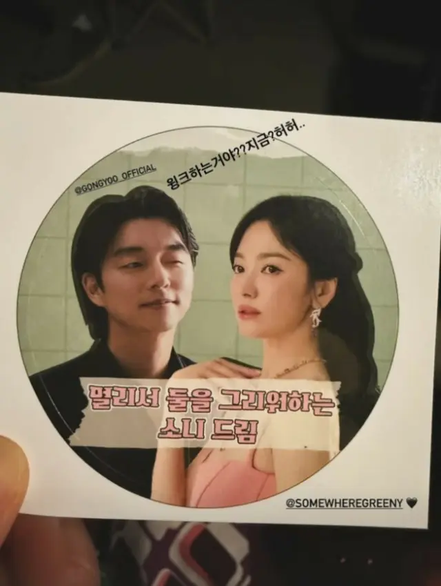 女優ソン・ヘギョ、俳優コン・ユとこんなに親しかったの？1