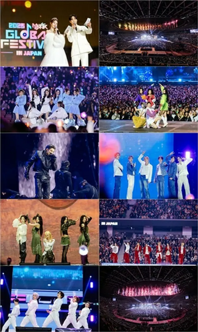 コンサートの模様（ＫＢＳ提供）＝（聯合ニュース）≪転載・転用禁止≫