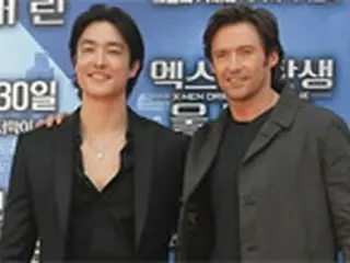 『X Men』会見に出席したダニエル・ヘニー＆ヒュー・ジャックマン