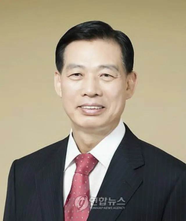 初代代表理事に就任した金在旭社長＝23日、ソウル（聯合ニュース）