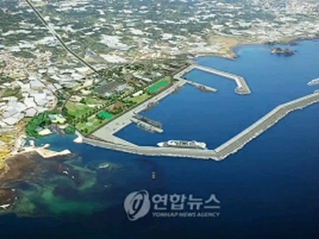 完成予想図（海軍本部）＝２７日、ソウル（聯合ニュース）