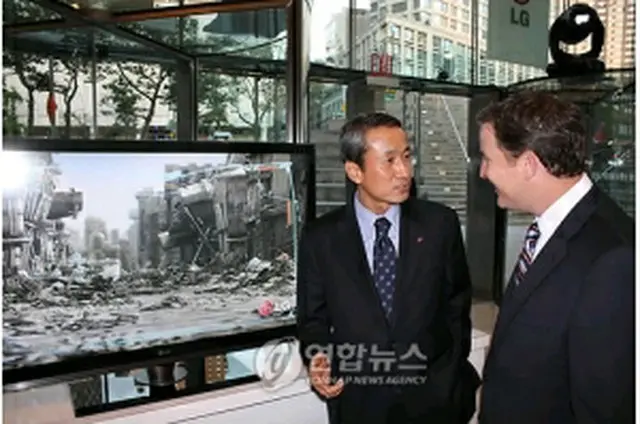 LG電子「サマーラインツアー」のようす＝30日、ニューヨーク（聯合ニュース）