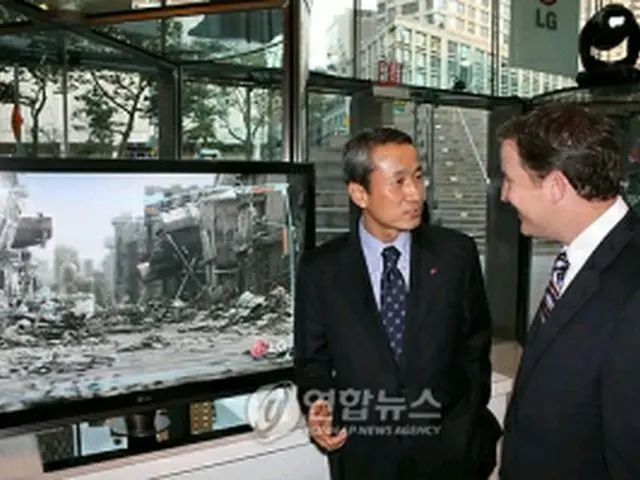 LG電子「サマーラインツアー」のようす＝30日、ニューヨーク（聯合ニュース）