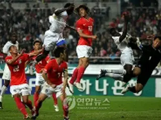 サッカー韓国代表、セネガルとの強化試合に勝利