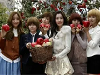 りんご広報大使の人気女性グループ＜T-ara＞