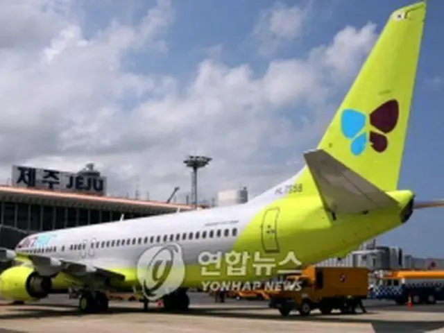 ジンエアーの旅客機＝（聯合ニュース）