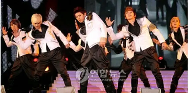 K－POP　Nightのようす（国際文化産業交流財団提供）＝26日、上海（聯合ニュース）