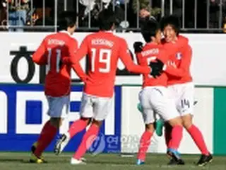韓日サッカー親善試合、韓国が１－２で逆転負け