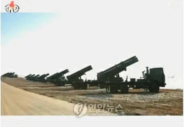 北朝鮮の放射砲（資料写真）＝（聯合ニュース）