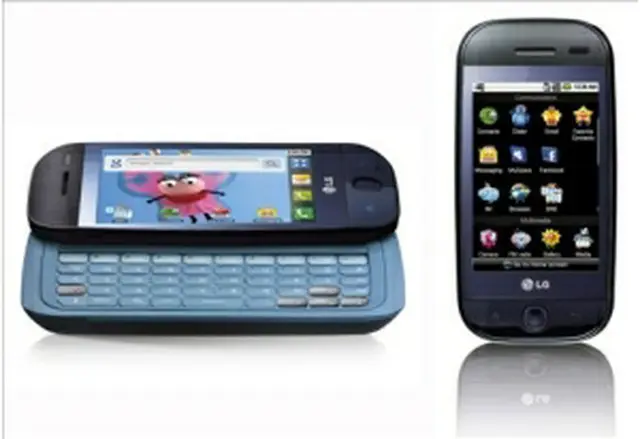 欧州・アジア地域で昨年11月に発売された「LG　GW620」＝（聯合ニュース）