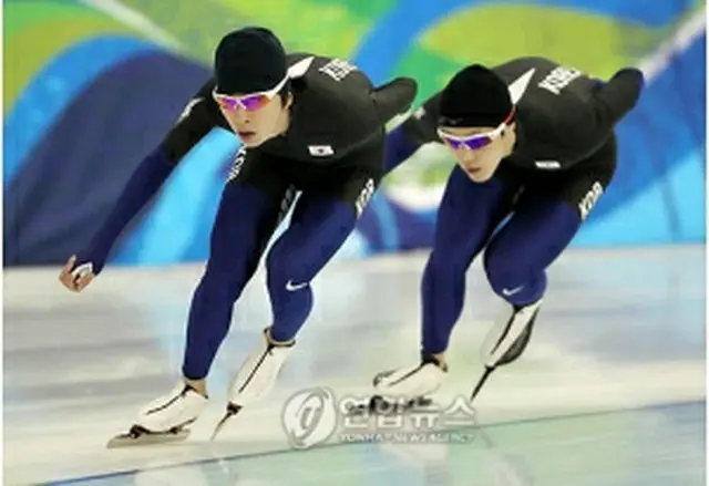 練習に励む韓国選手ら＝（聯合ニュース）