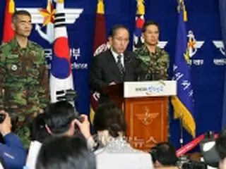 国防部長官「沈没事件は国家安保上の重大事態」