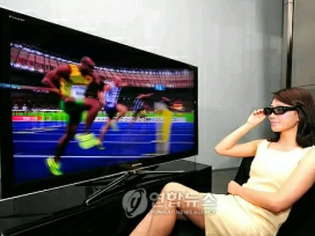 サムスン電子のフルＨＤ３Ｄテレビ＝（聯合ニュース）