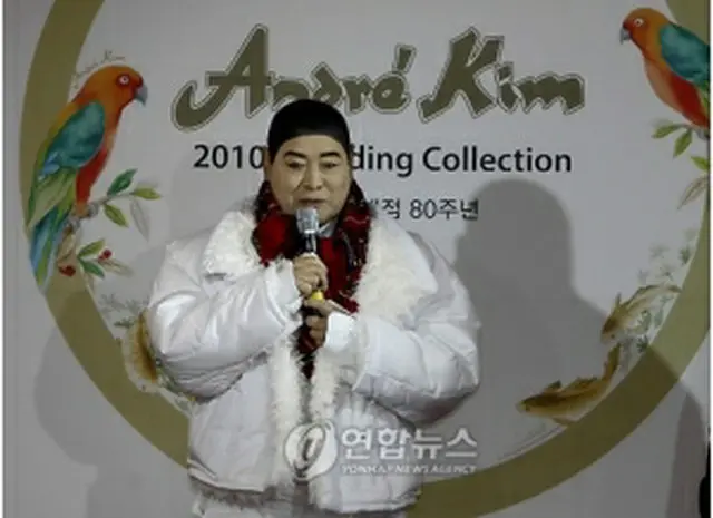 生前のアンドレ・キムさん。ことし3月撮影＝（聯合ニュース）
