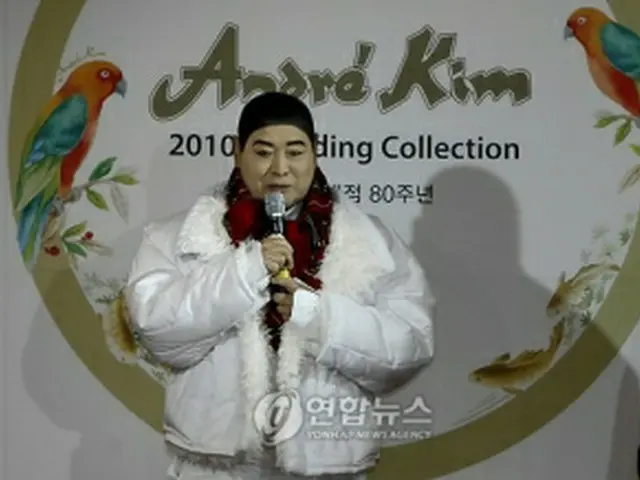 生前のアンドレ・キムさん。ことし3月撮影＝（聯合ニュース）