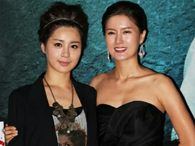 （左から）ソ・ヨンヒとチ・ソンウォン