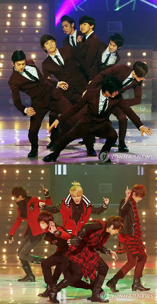 U-KISS（上）とHit-5