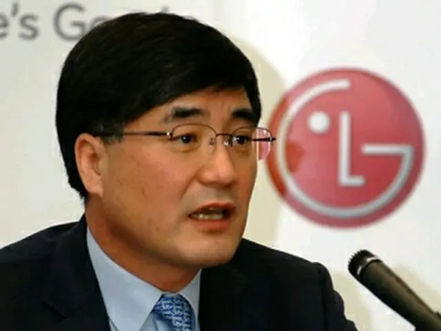 LG電子の権喜遠ホームエンターテインメント事業本部長＝5日、ラスベガス（聯合ニュース）