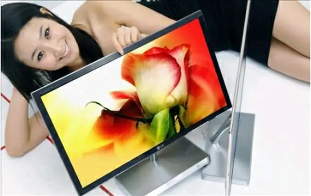 LG電子のLED液晶モニター＝（聯合ニュース）