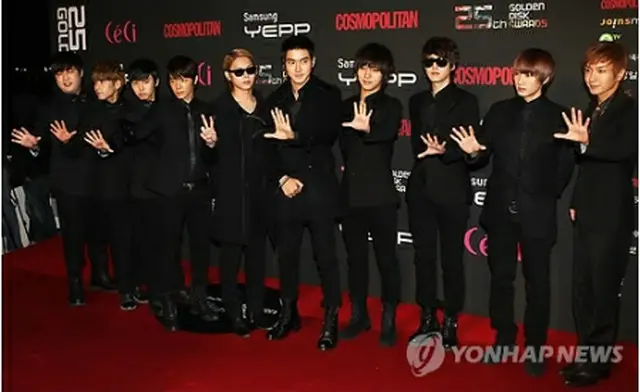 音盤部門で1位となったSUPER JUNIOR＝（聯合ニュース）