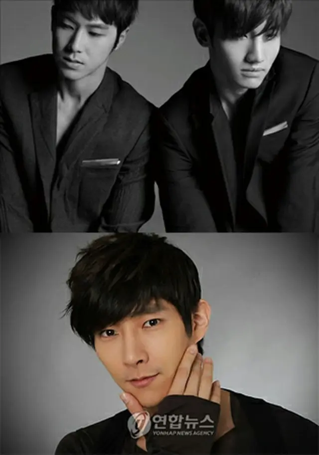 東方神起（上）とRyan（下）