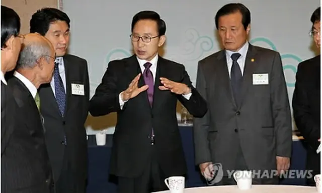 原発の一斉点検を指示した李明博（イ・ミョンバク）大統領＝（聯合ニュース）