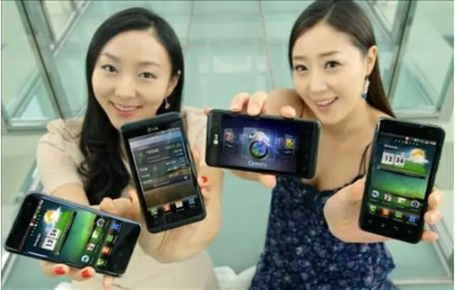 LG電子のスマートフォン＝（聯合ニュース）