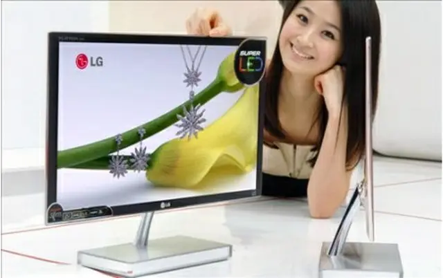 ＬＧ電子の発光ダイオード（ＬＥＤ）バックライト搭載液晶パネル＝（聯合ニュース）
