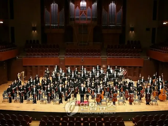 大邱市立交響楽団の公演模様＝（聯合ニュース）