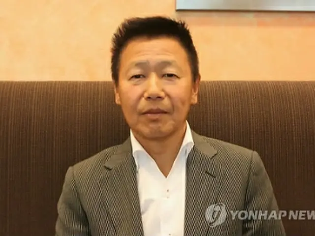 文弘宣氏＝7日、神戸（聯合ニュース）