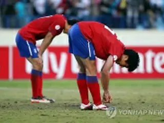 サッカーW杯予選　韓国はレバノンに悔しい黒星
