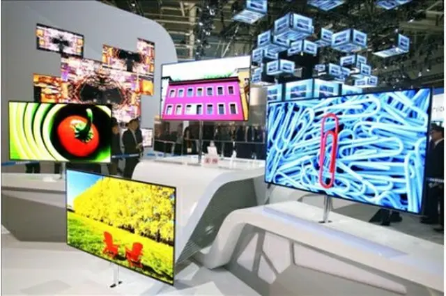 サムスン電子の５５型有機ＥＬテレビ＝（聯合ニュース）