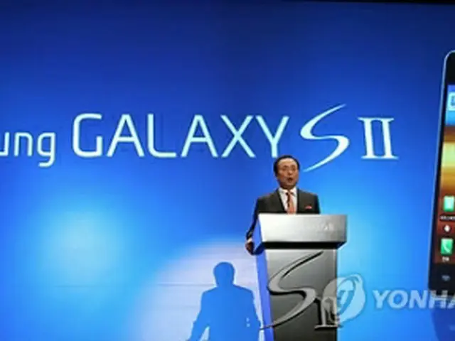 「ギャラクシー　Ｓ２」発表会の模様（資料写真）＝（聯合ニュース）