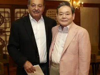 サムスン会長　メキシコの大富豪招き晩餐会