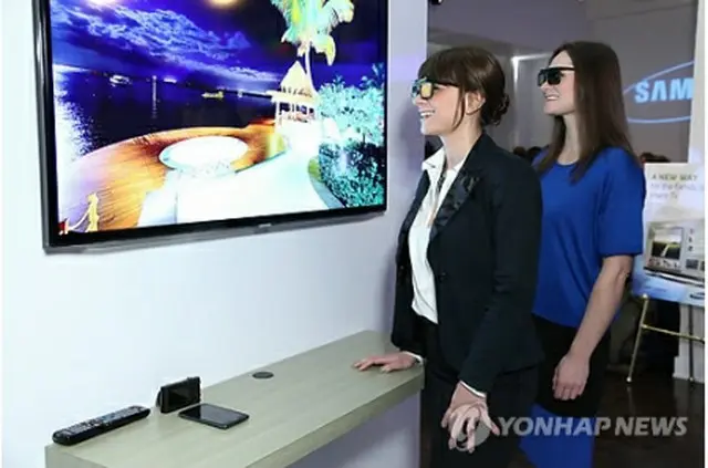 サムスンのスマートテレビ＝（聯合ニュース）