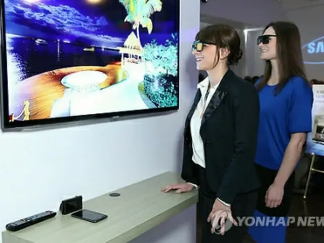 サムスンのスマートテレビ＝（聯合ニュース）