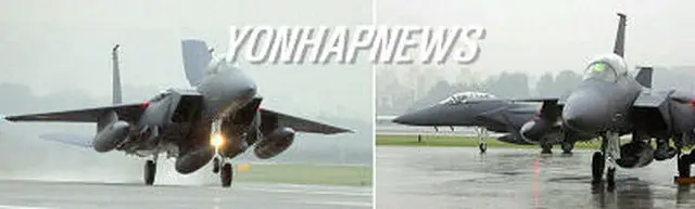 墜落したＦ－１５Ｋの同型機＝ソウル（聯合）