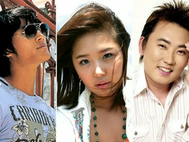 写真左よりキム・ジョングク、シンジ(高耀太)、RUI(イ・スンチョル)