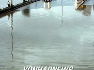 ソウル市内で浸水など集中豪雨による被害相次ぐ