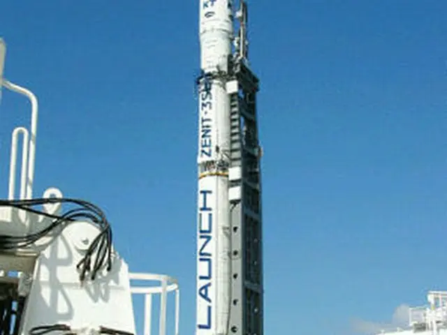 ムグンファ5号の衛星発射台＝21日、ソウル（聯合）