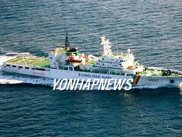 最新鋭警備艦「太平洋7号」＝22日、東海(聯合)