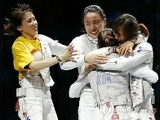 フェンシング女子フルーレ団体　韓国が銅獲得