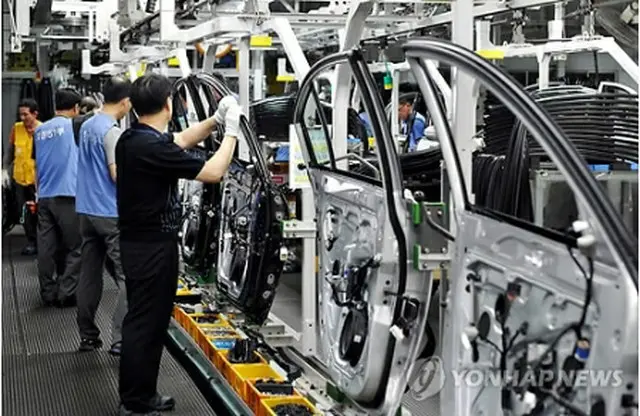 自動車生産現場の模様（資料写真）＝（聯合ニュース）
