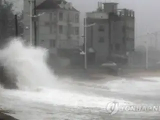 台風16号上陸　各地で被害相次ぐ＝韓国