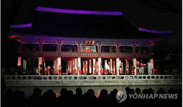 今年3月に行われた公演のときの様子＝（聯合ニュース）