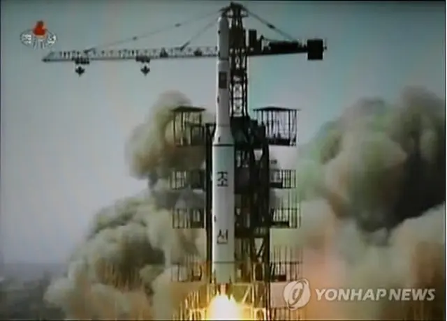 北朝鮮が2009年に打ち上げた「光明星2号」＝（聯合ニュース）