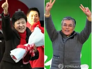 あす韓国大統領選　朴・文候補が最後の訴えへ