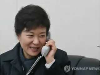 朴槿恵氏に当選祝う電話　独首相と国連事務総長