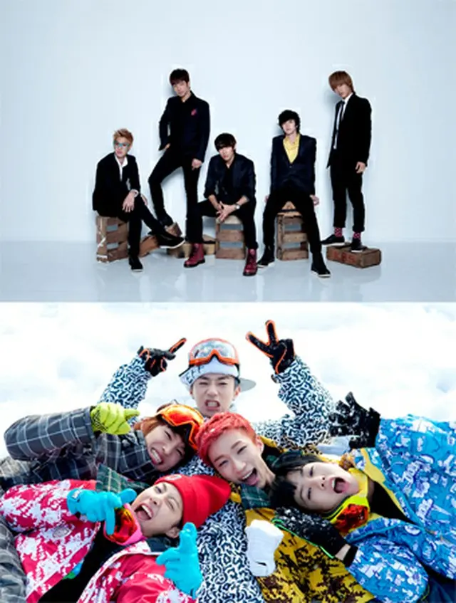 上から「MBLAQ」、「BIGSTAR」