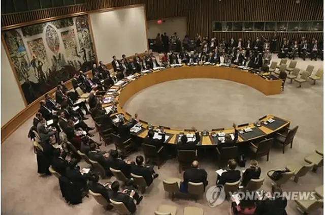 国連安全保障理事会の模様＝（ＡＰ＝聯合ニュース）